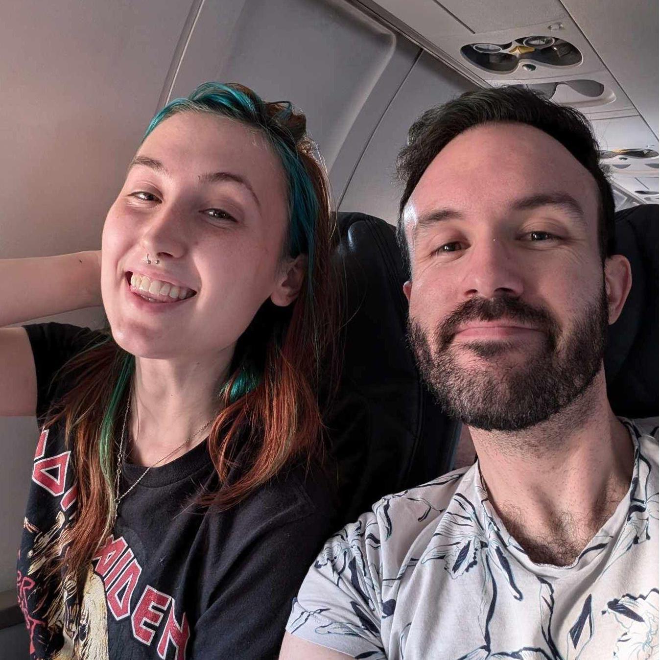 flying to Denver, then Indianapolis then home (Matt had two more flights for a total of five in two weeks)