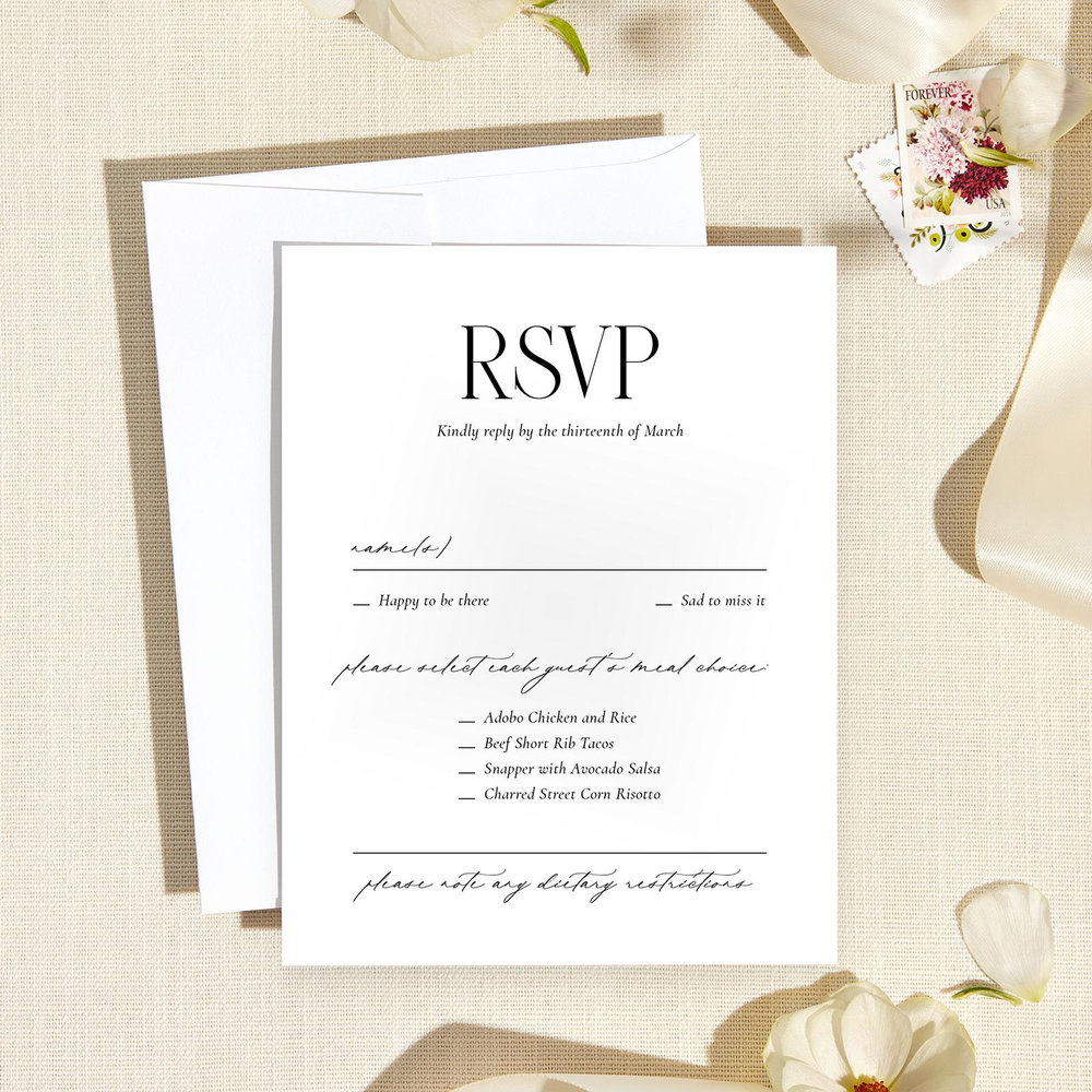 Cleveland Photo | White | Zola Wedding Invitations