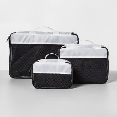 3pc Packing Cube Set White - Made By Design&#8482;