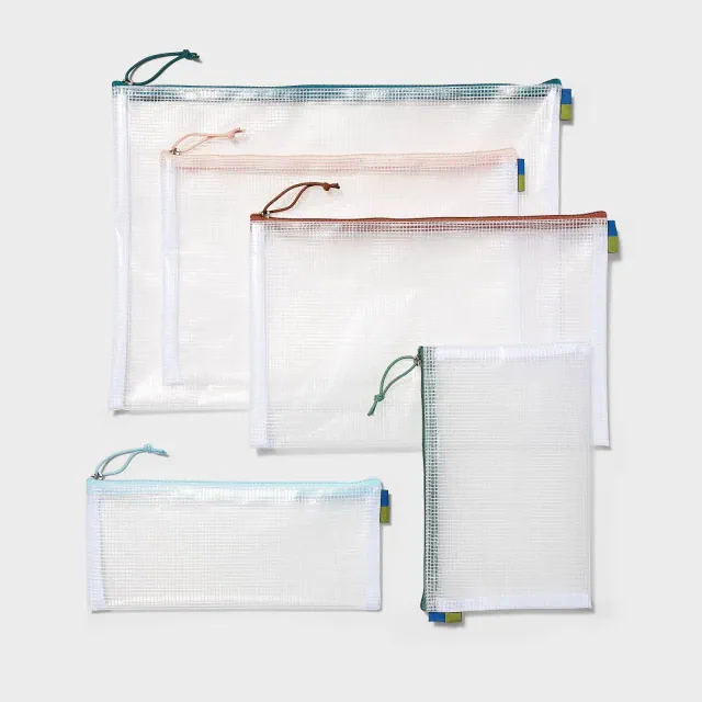 5pc Clear Toiletry Set - Open Story™️