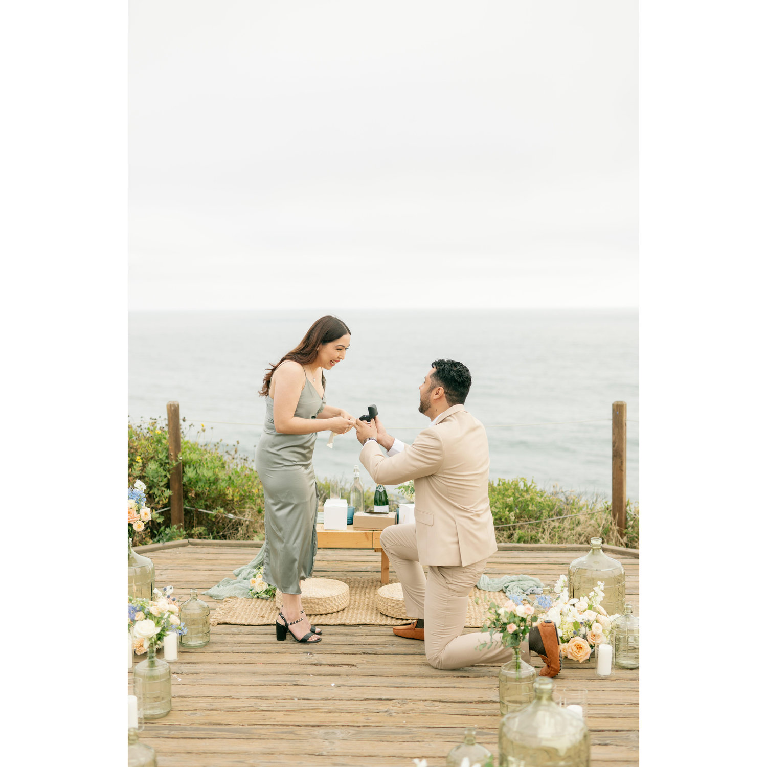 El momento en que me pidió matrimonio y yo dije que sí