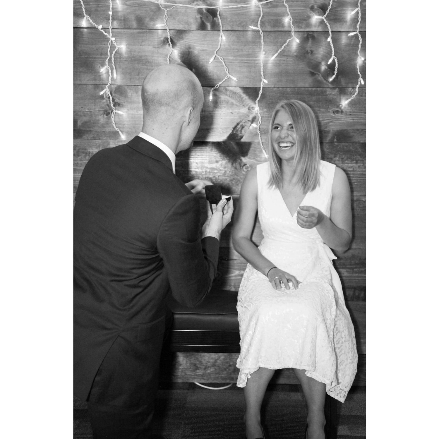 The moment he asked her to be his wife