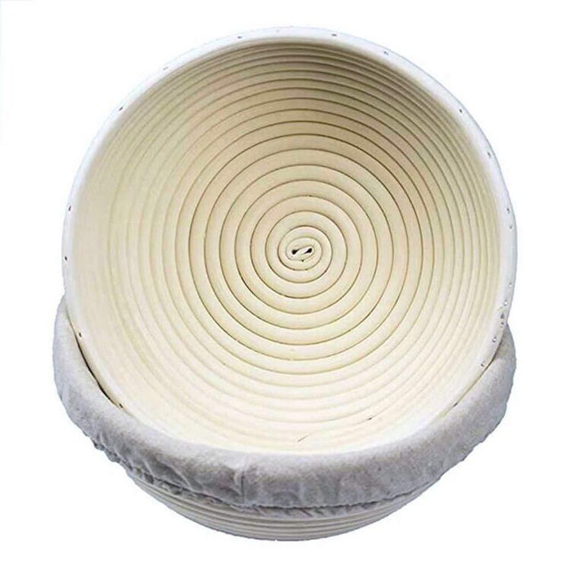9 Inch Round Proofing Basket, 4 PCS Pure Natural Rattan Bread Proofing Basket Suitable for Professionals or Home Bakers