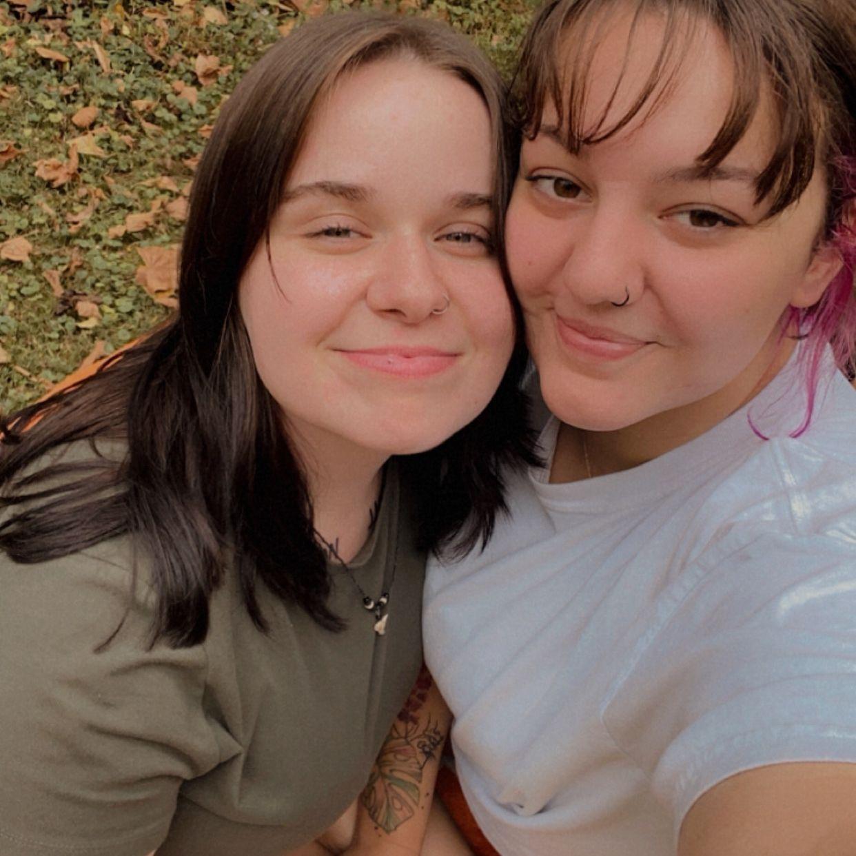 We started officially dating about 5 minutes before we took this photo