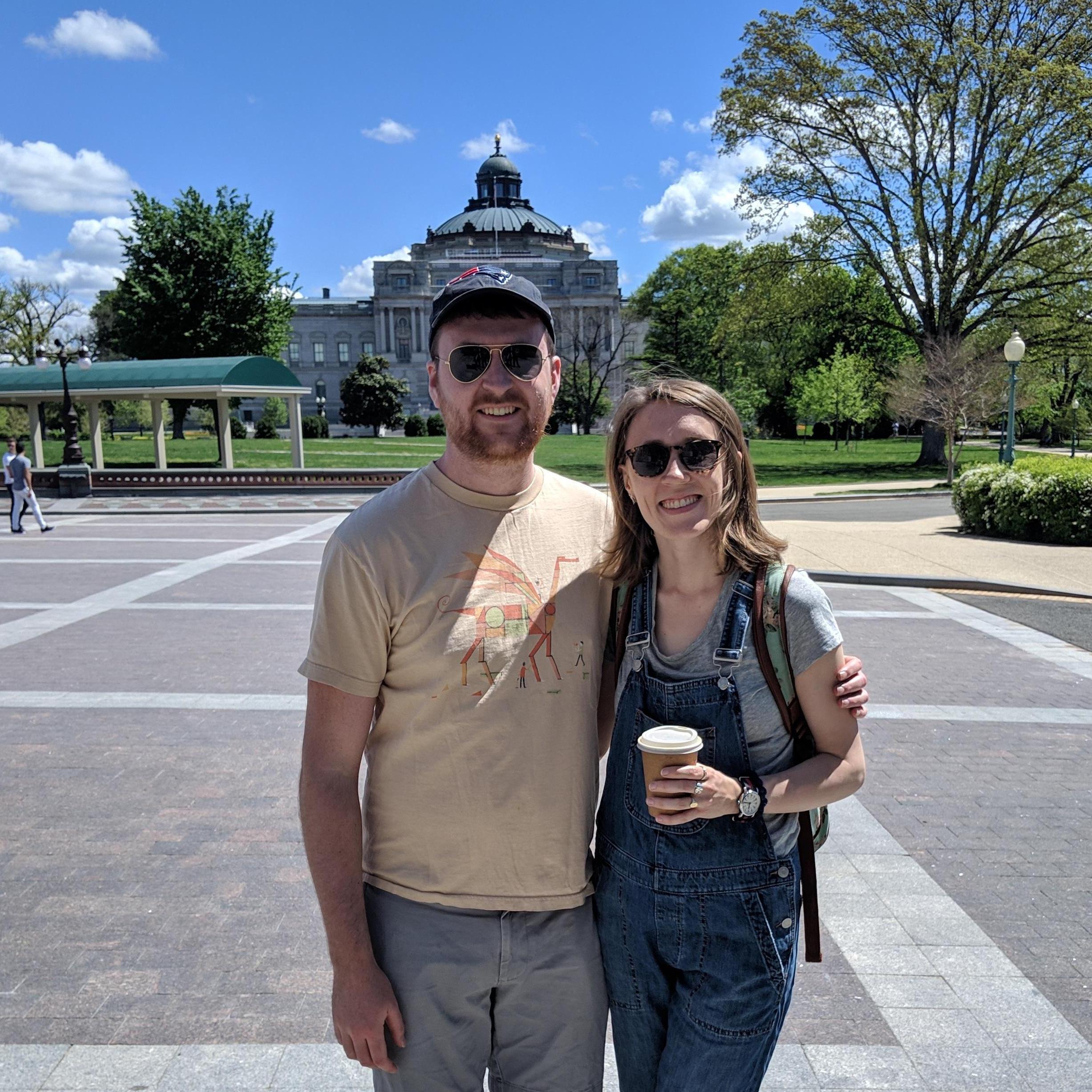 Downtown DC 2018. Giving family the official tour.