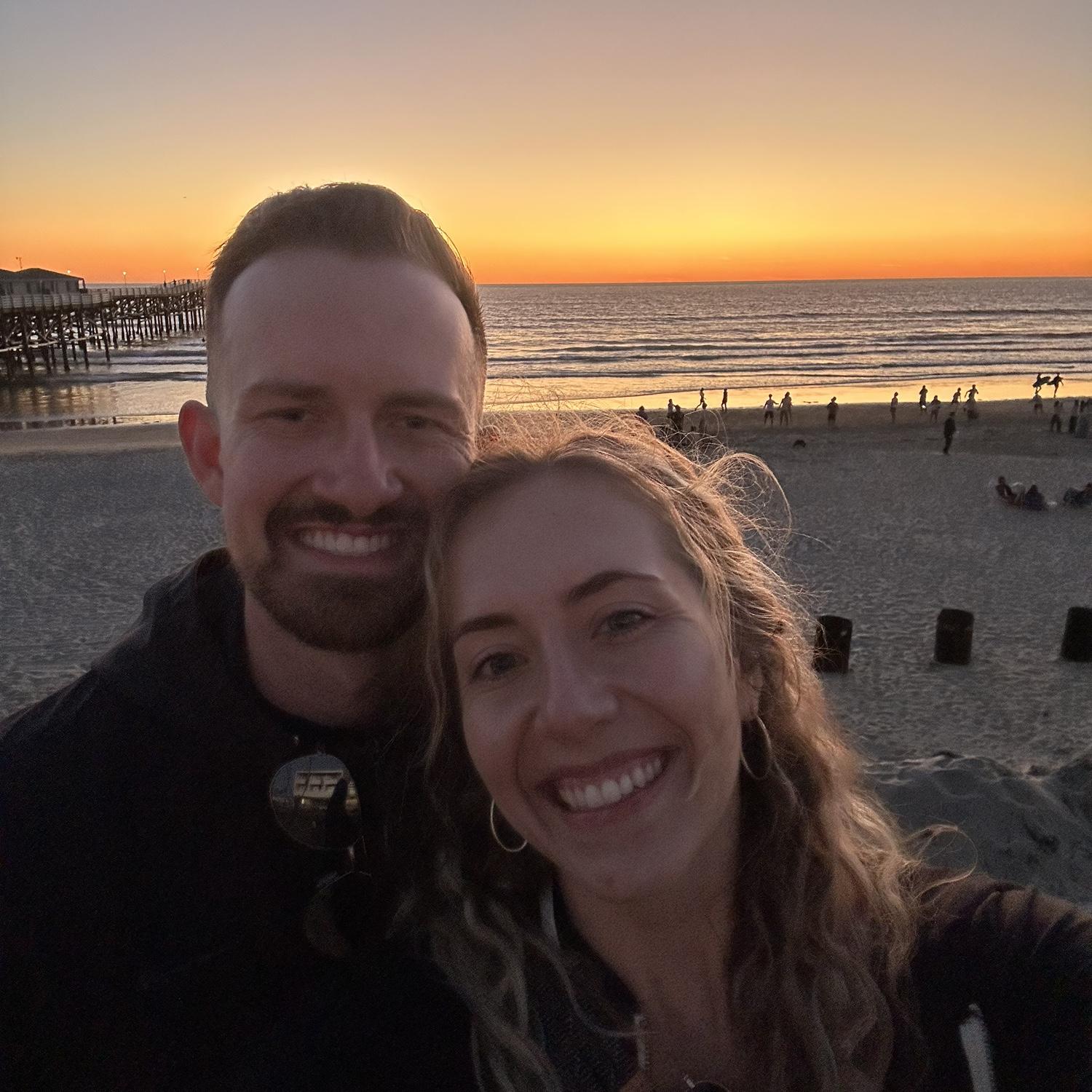 The last photo of us together before becoming fiance's