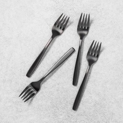 4pc Appetizer Fork Set Black - Hearth & Hand™ with Magnolia