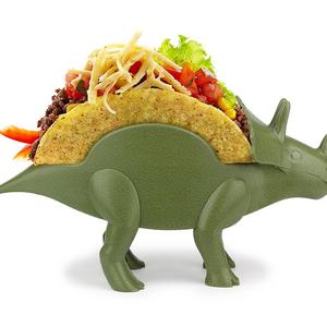 Barbuzzo - KidsFunwares TriceraTACO Taco Holder - The Ultimate Prehistoric Taco Stand for Jurassic Taco Tuesdays and Dinosaur Parties - Holds 2 Tacos - The Perfect Gift for Kids and Kidults that Love Dinosaurs