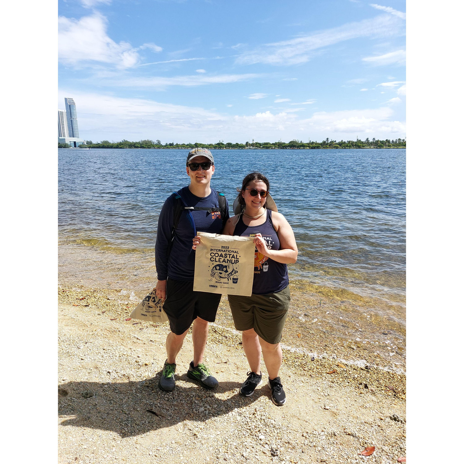 Keeping our shores clean.