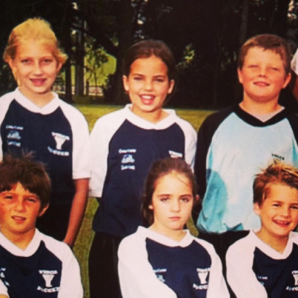 Where it all started- elementary school and shared soccer teams in Gainesville, FL. This one is from circa 2002!