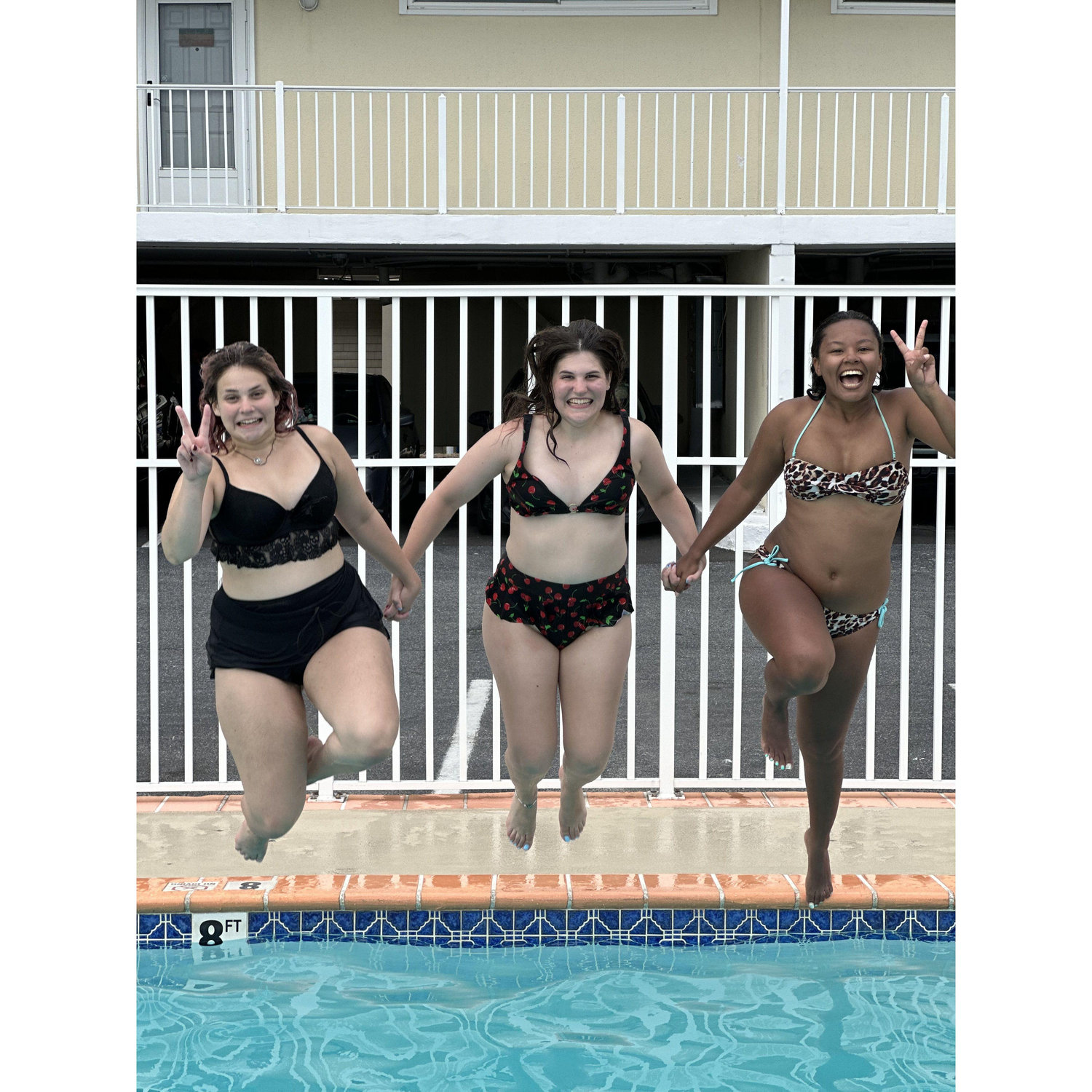 Ocean City, MD August 2024 with Bridesmaid Emily (Middle) and her sister Anna (Left)