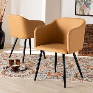 Eris Upholstered 2-Piece Dining Chair Set