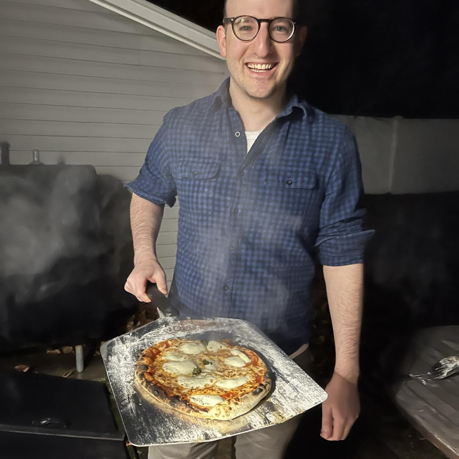 Pizza chef! New Year’s Eve in the Hamptons with friends. December 2021