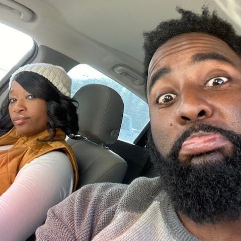 Silly moments in the car. She really love me!!