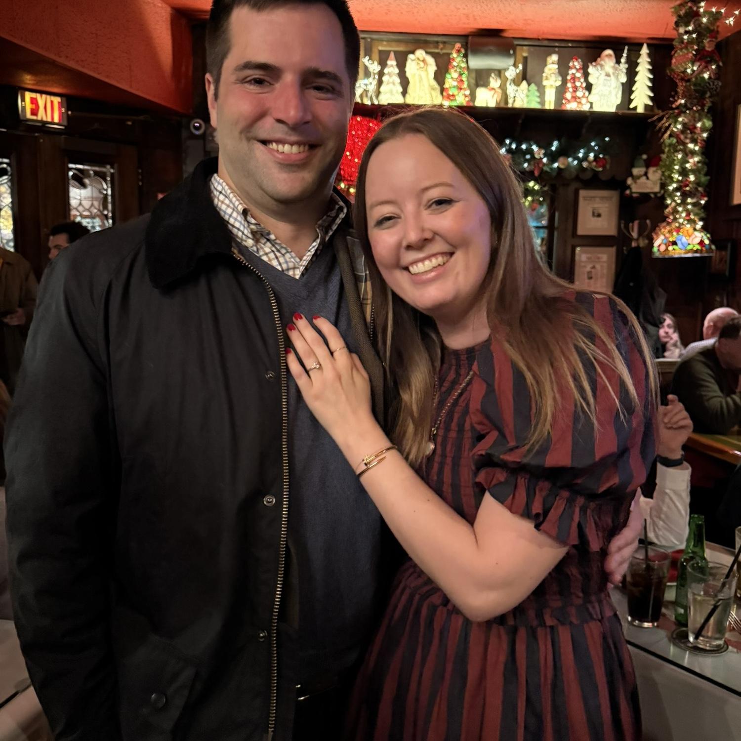 WE’RE ENGAGED!