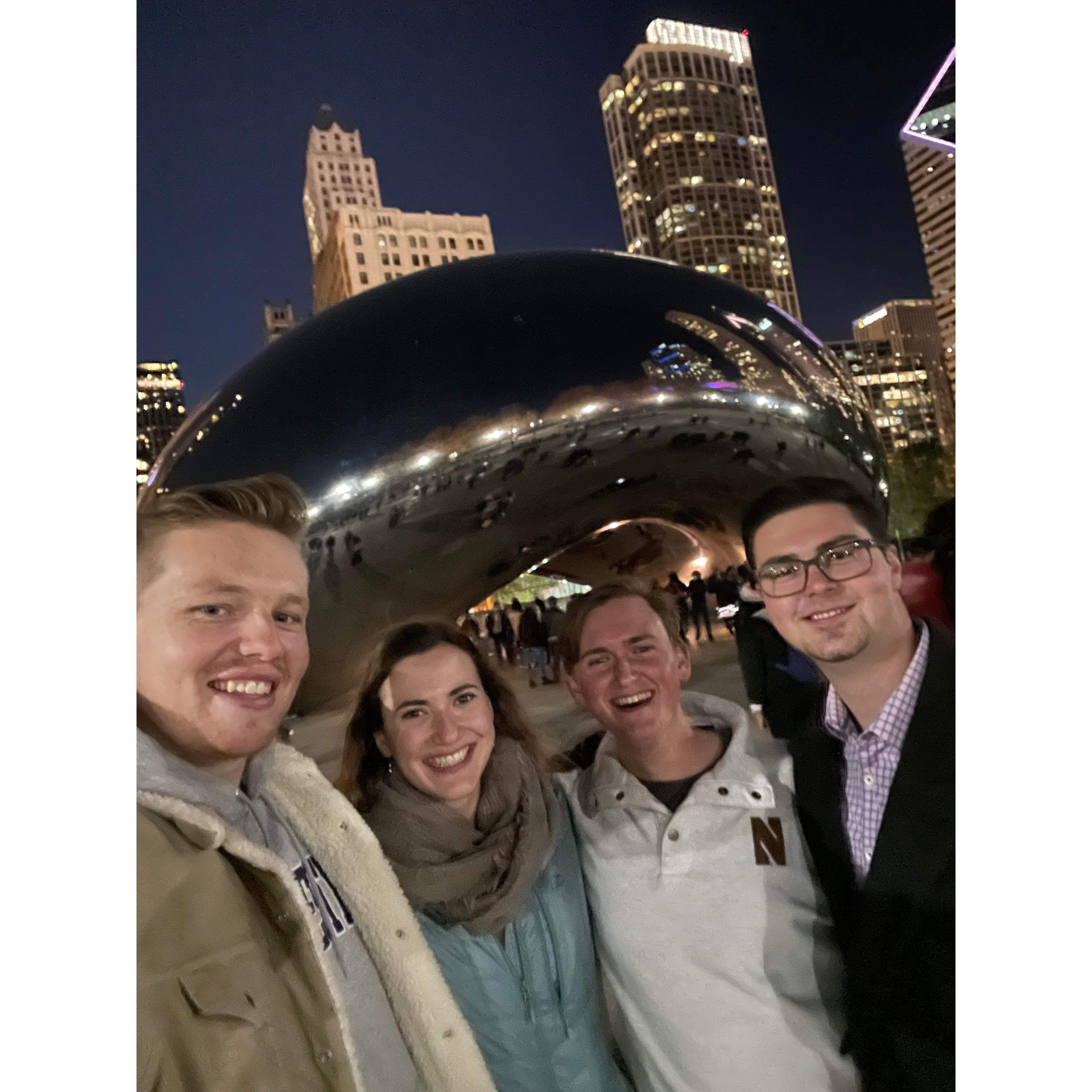 NUTS first year masters students' first visit to The Bean