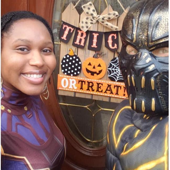 Our first Halloween celebration together, Guttenberg NJ (2018)