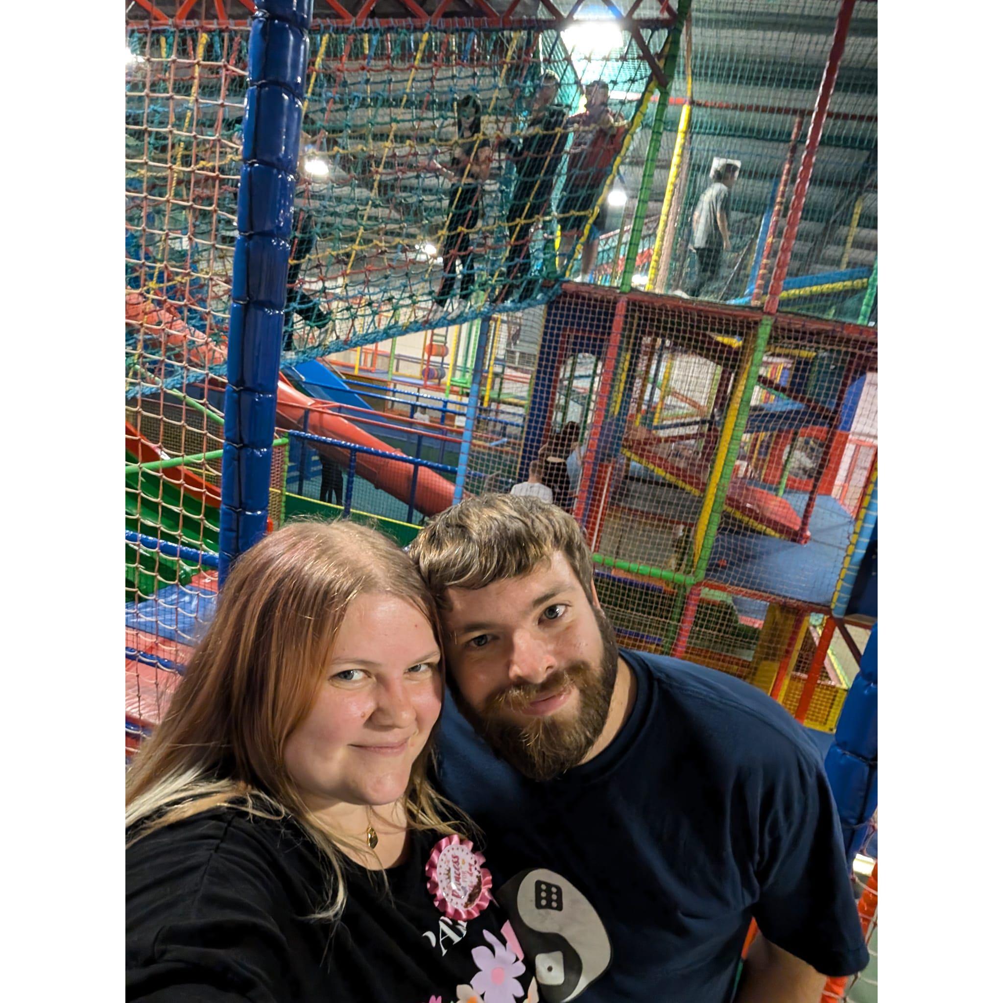 It's important to have some childish fun - spending Chloe's 30th Birthday at the adult night soft play in Hull was definitely one of those times.
