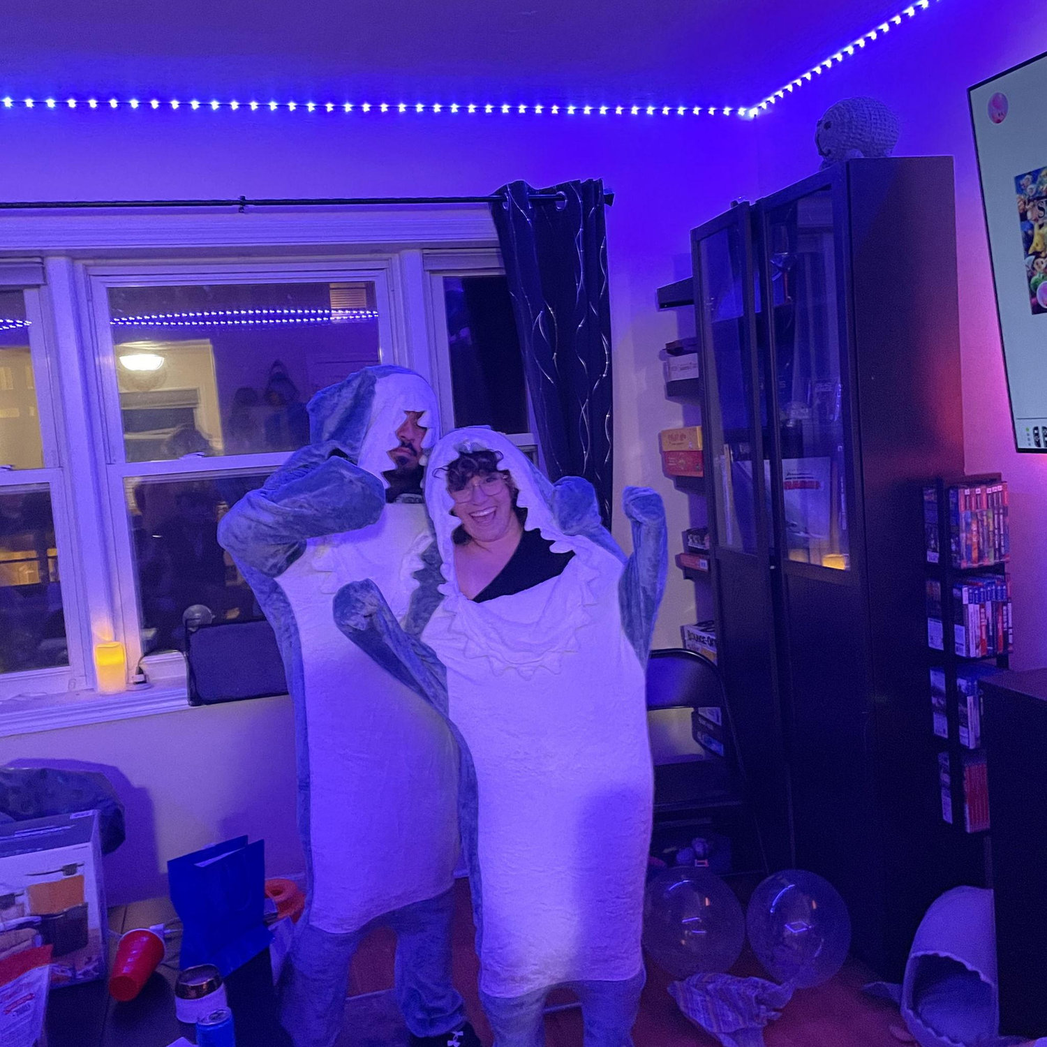 Matching shark fits