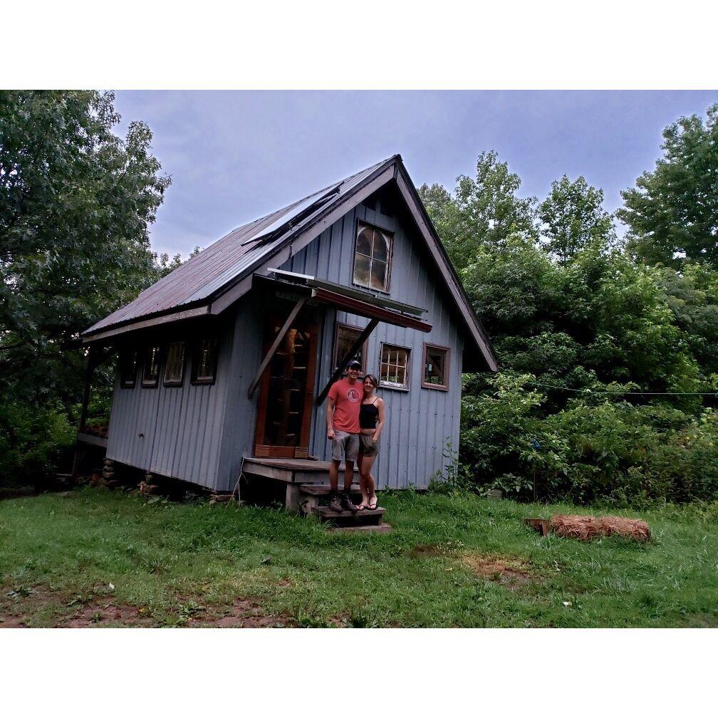 Capturing a quick photo at dawn before leaving our Arkansas cabin.