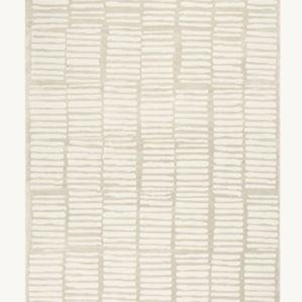 Cranbury Plush Textured Washable Rug | Cream 6'3" x 9'