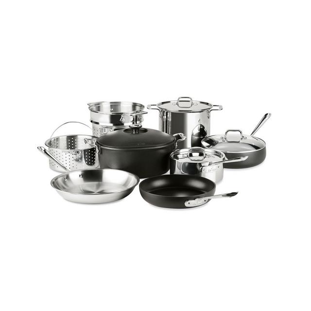 NEW! All-Clad Mixed Materials 12-Pc. Cookware Set