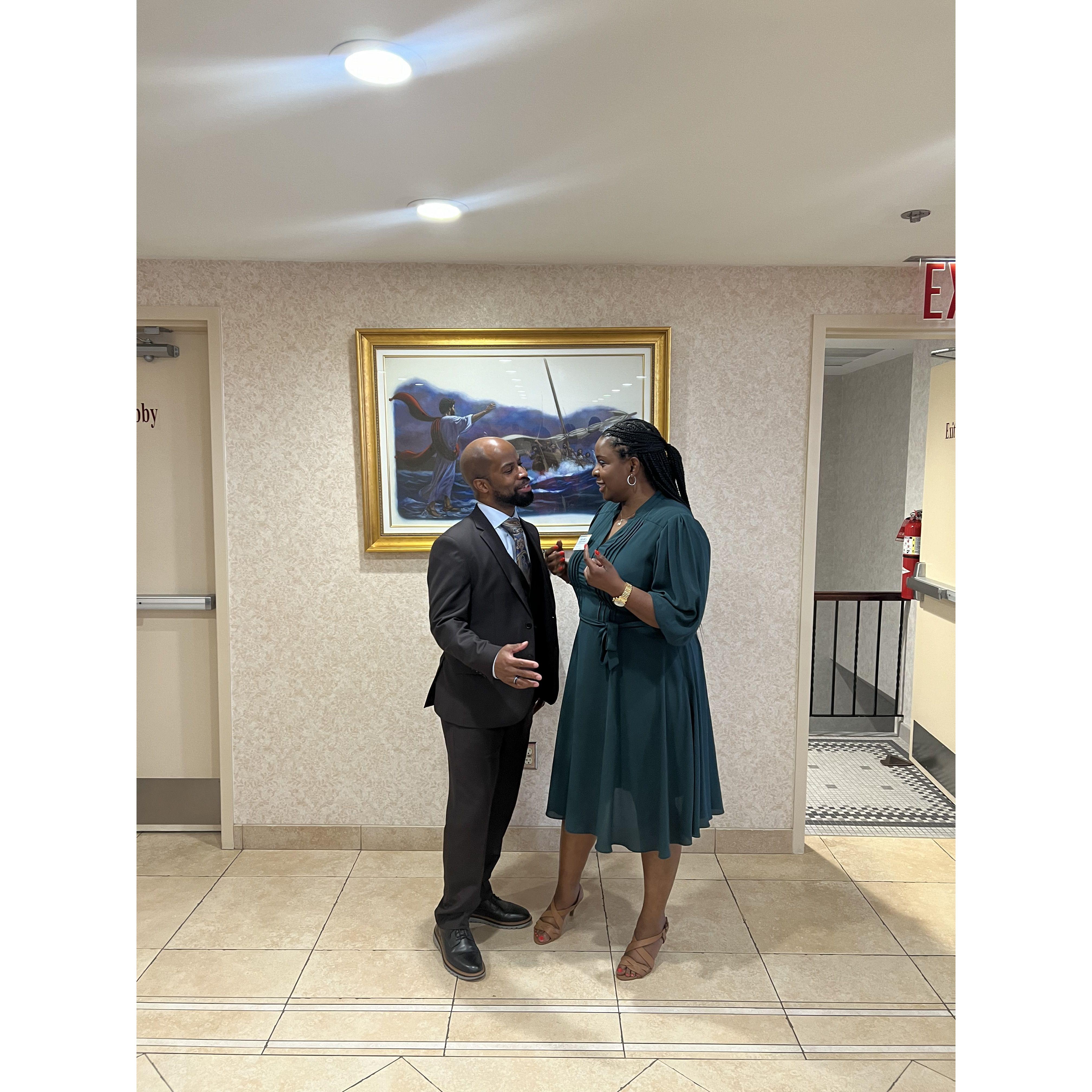 Just the two of us… mid-conversation, mid-laugh, and always in sync. 💚 Moments like this remind us what love and partnership are all about. 

#CaughtInTheMoment #TeamUs