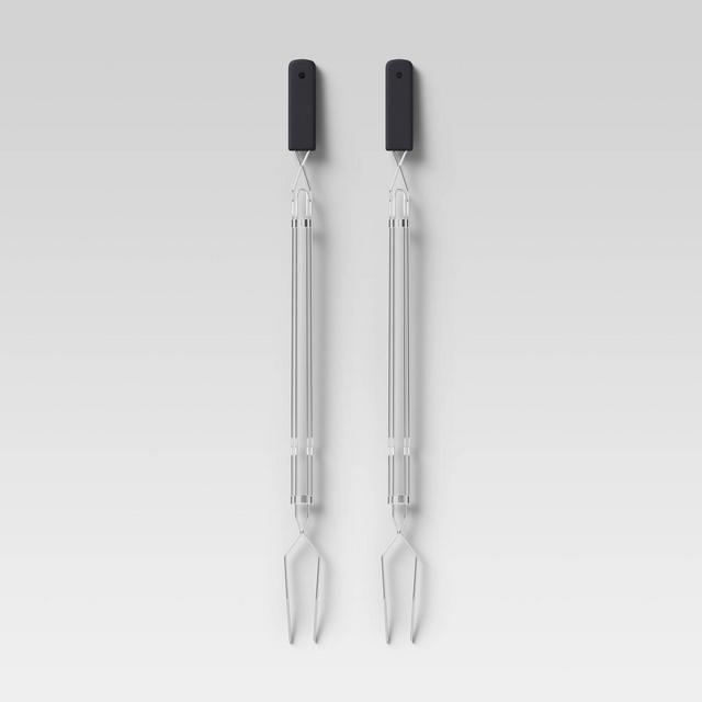 2pk Stainless Steel Extension Forks - Room Essentials™