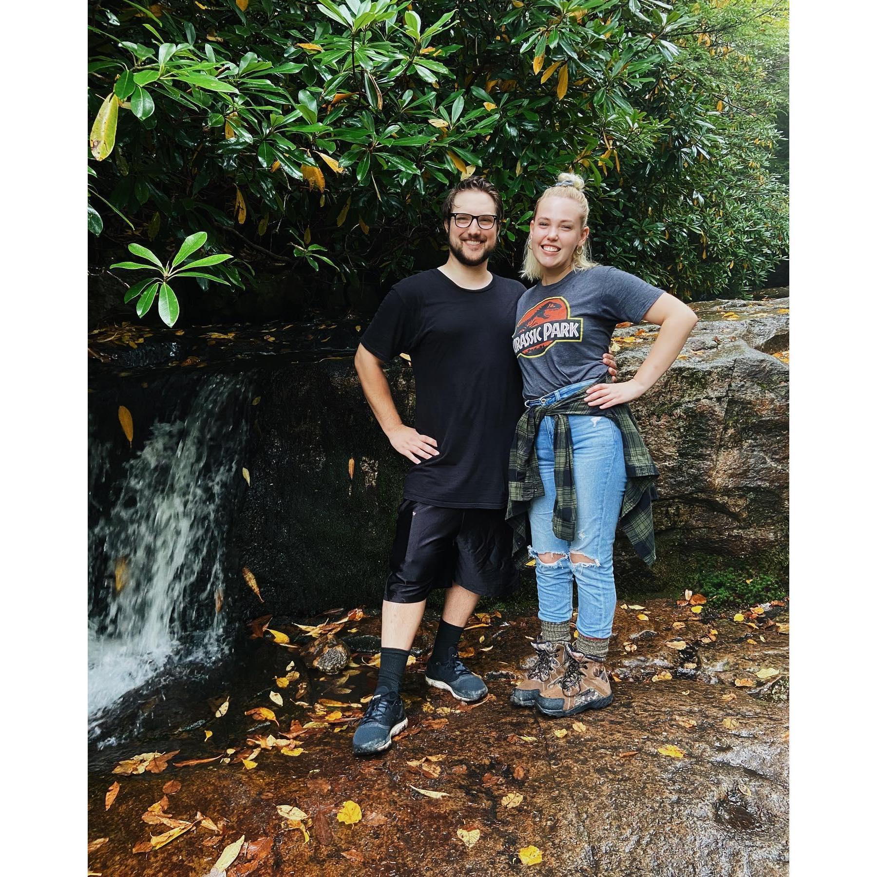 our first hiking trip together -- Jim Thorpe, PA