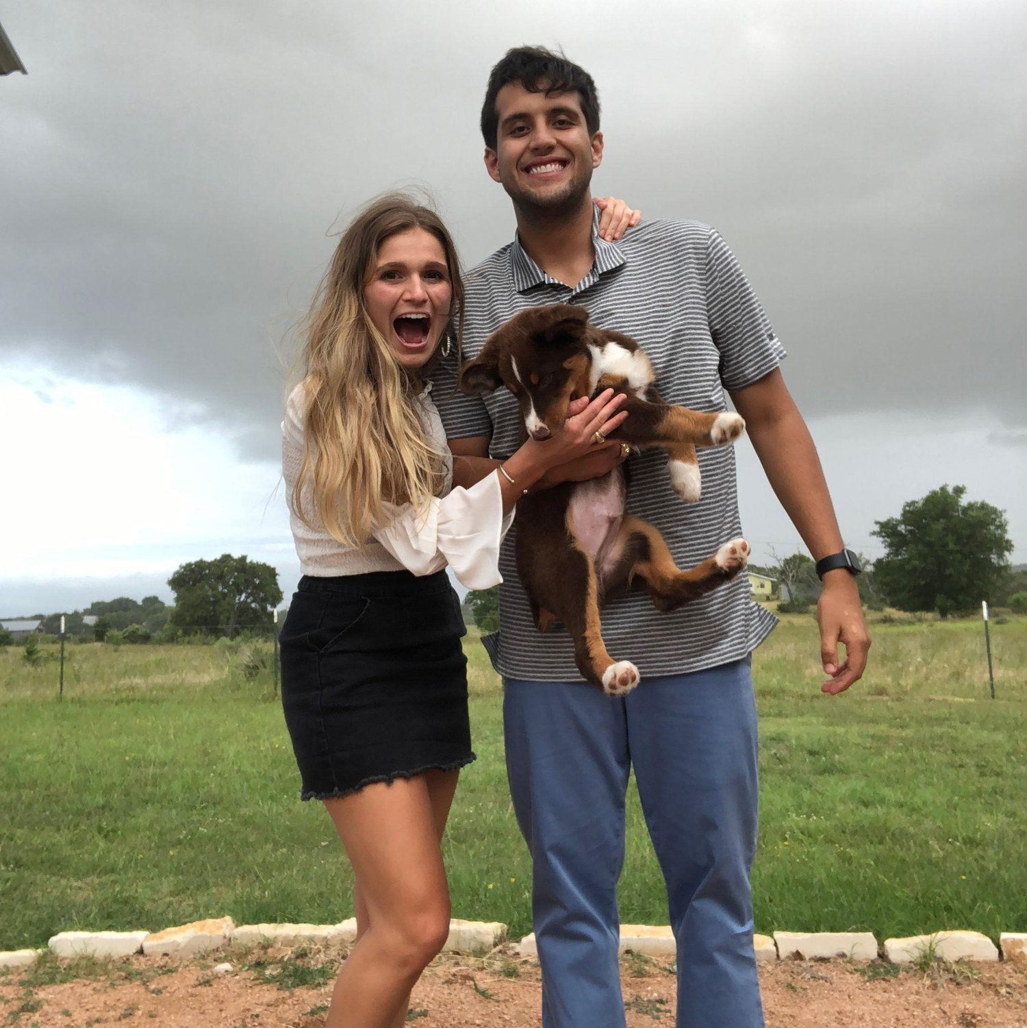Fredericksburg trip with puppy Barkley who joined us in 2020!
