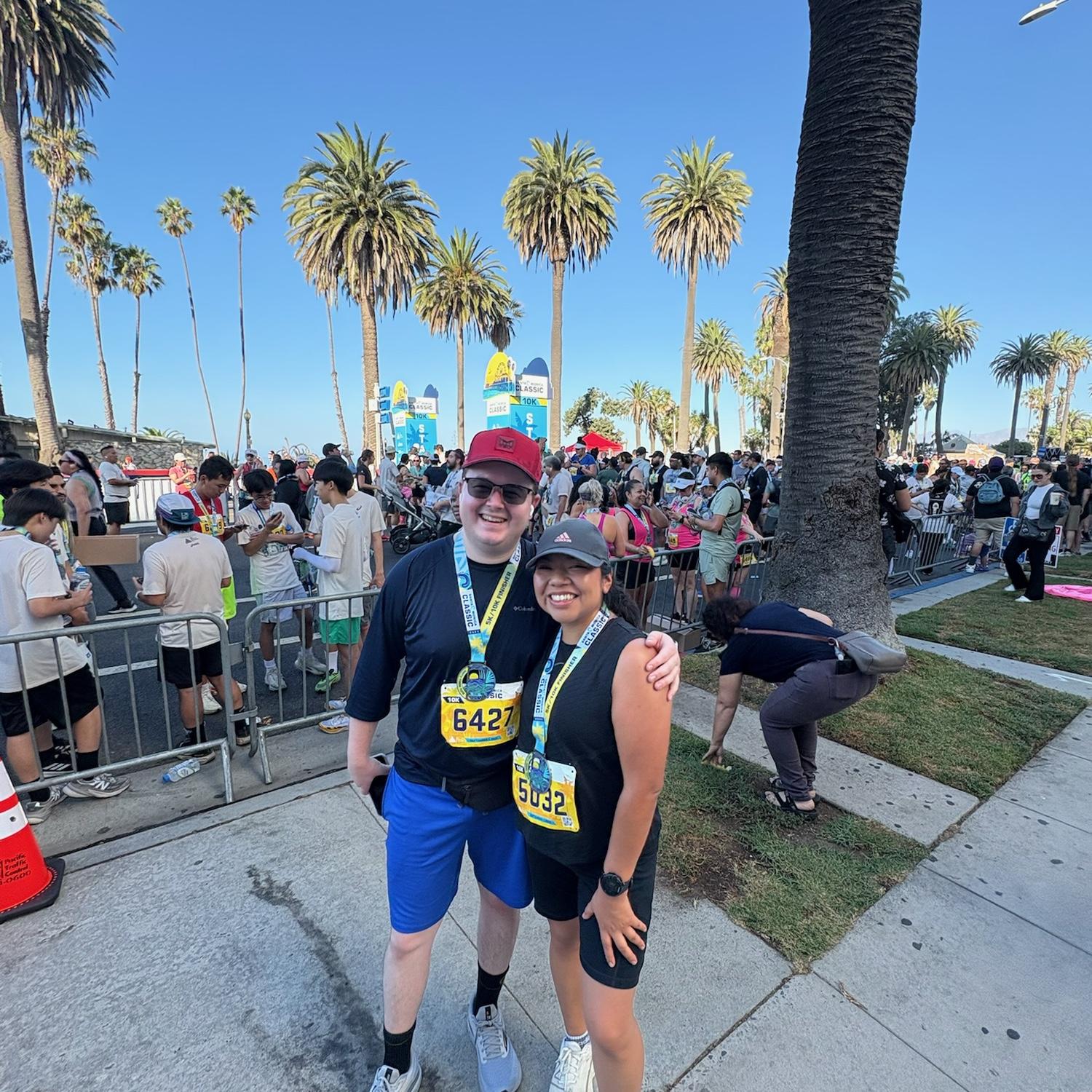 We ran our first 10K together!