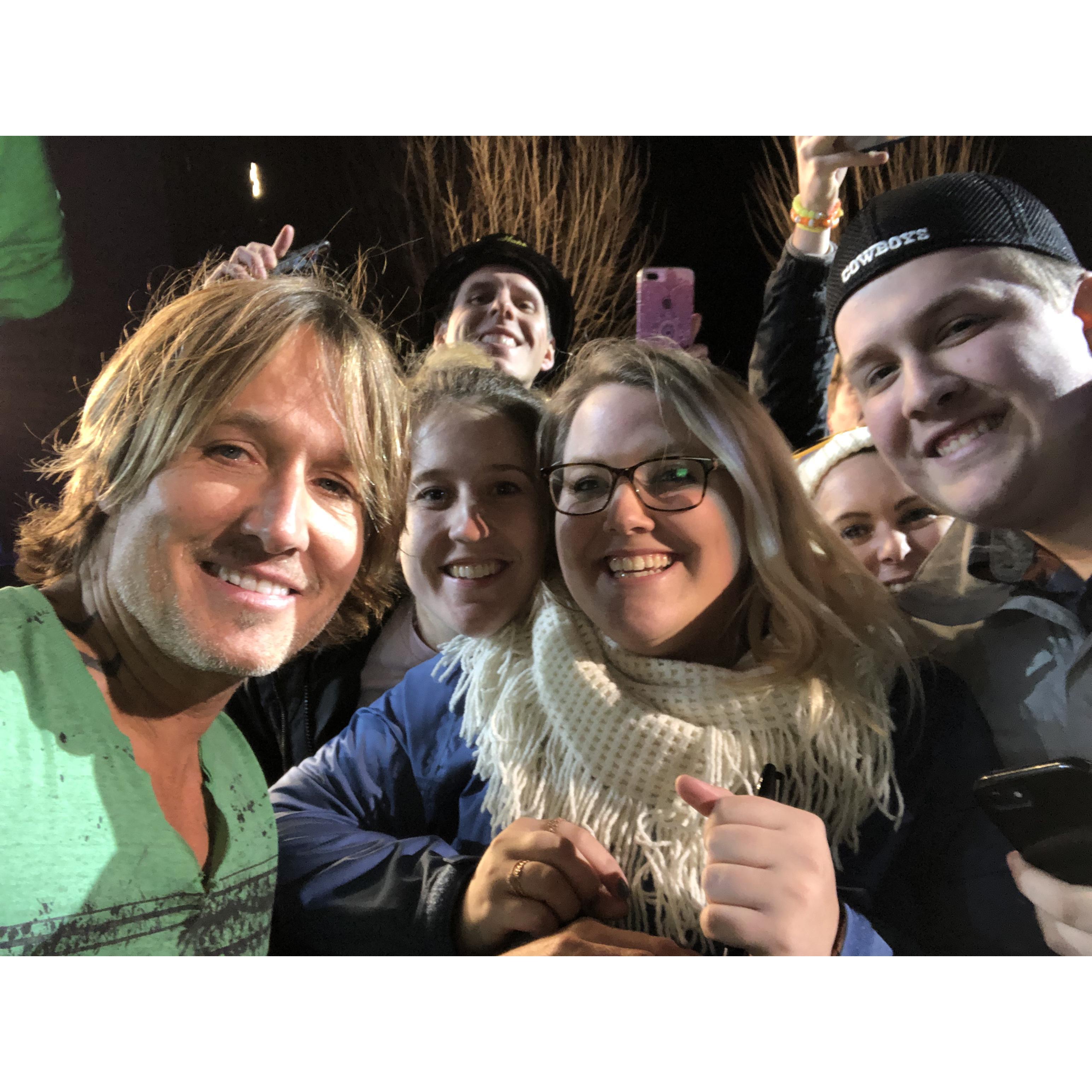 Meeting Keith Urban in Nashville for New Years