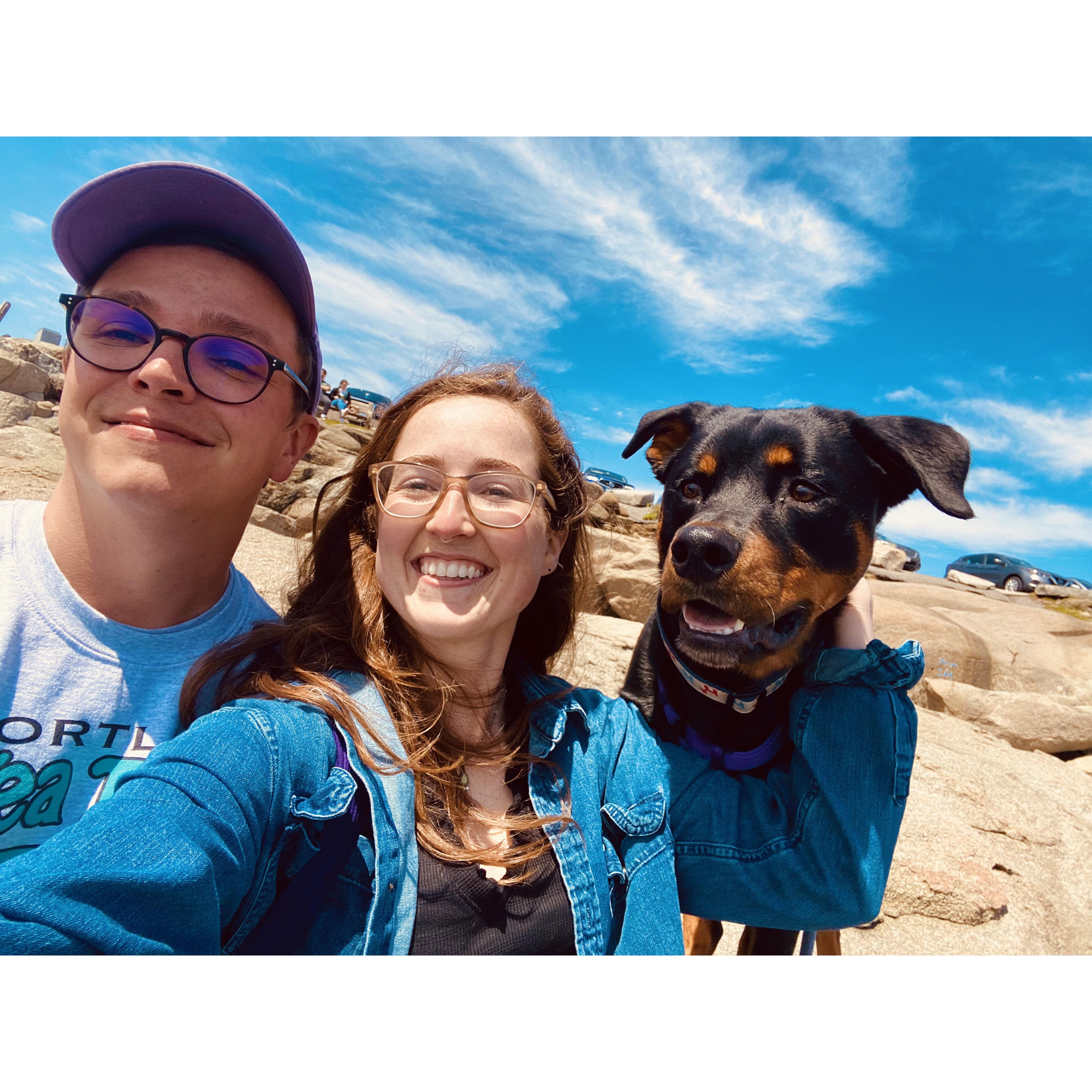 Family visit to Nubble Lighthouse :)