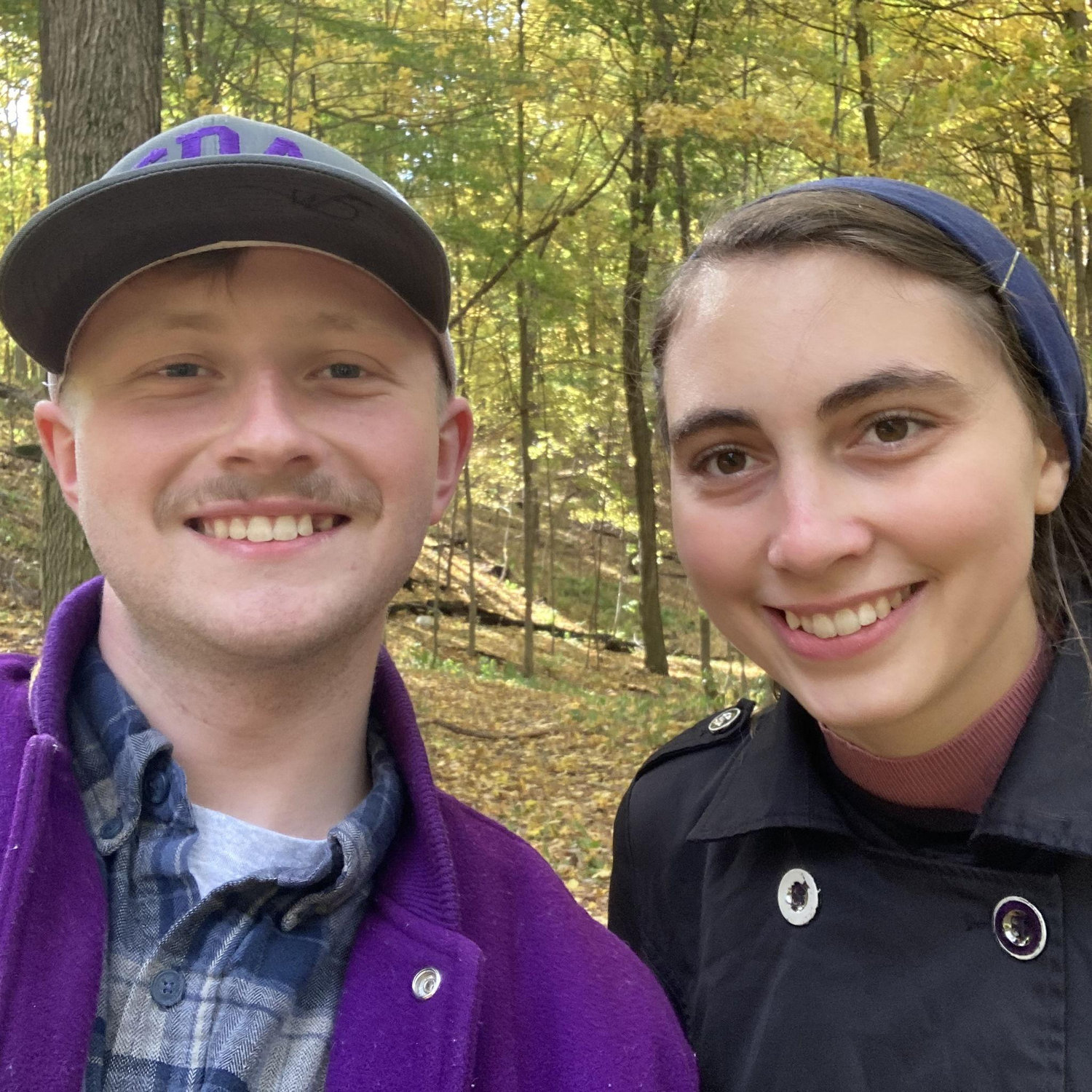 Walking around the woods at Holy Hill Cathedral!
