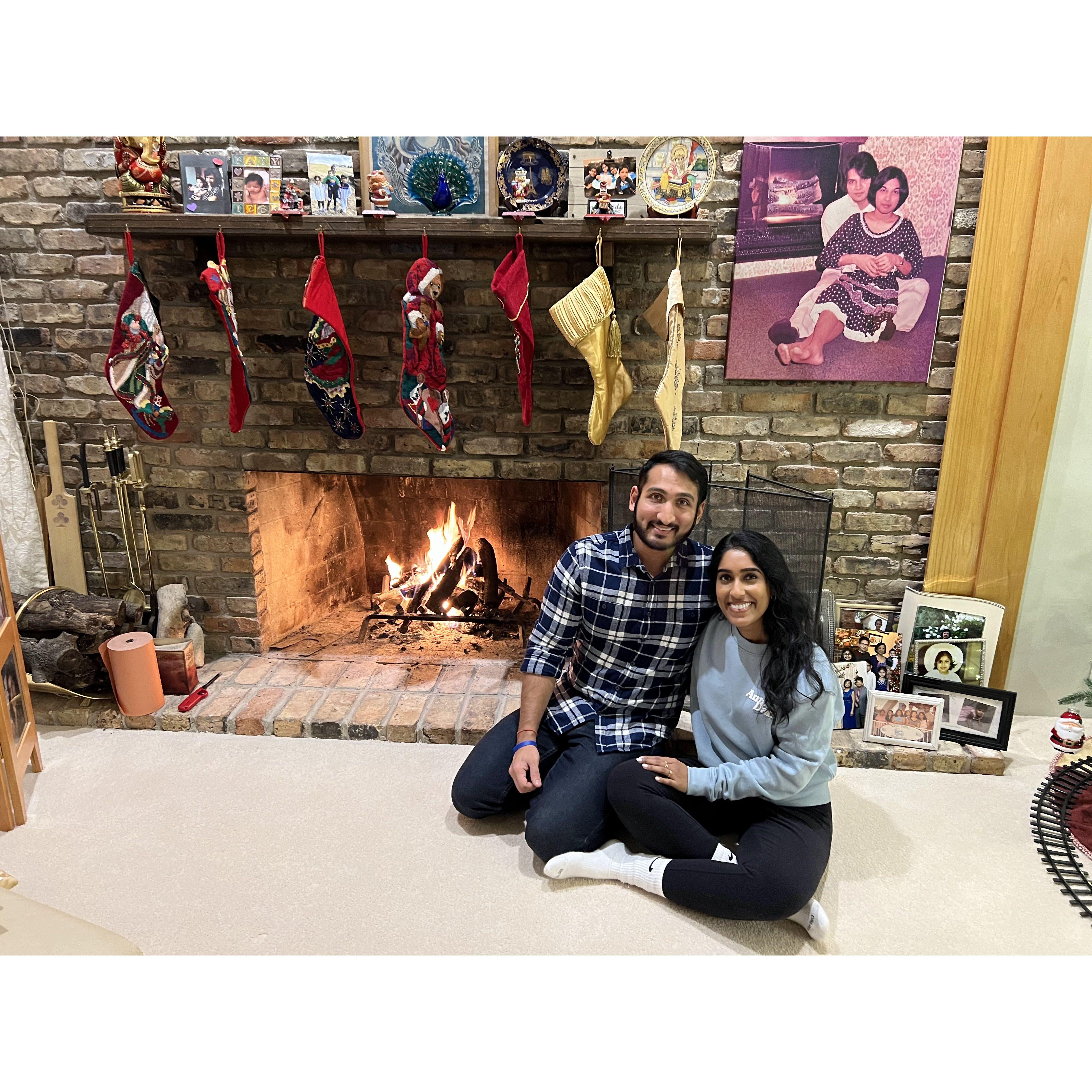 Enjoying the holidays together in IL