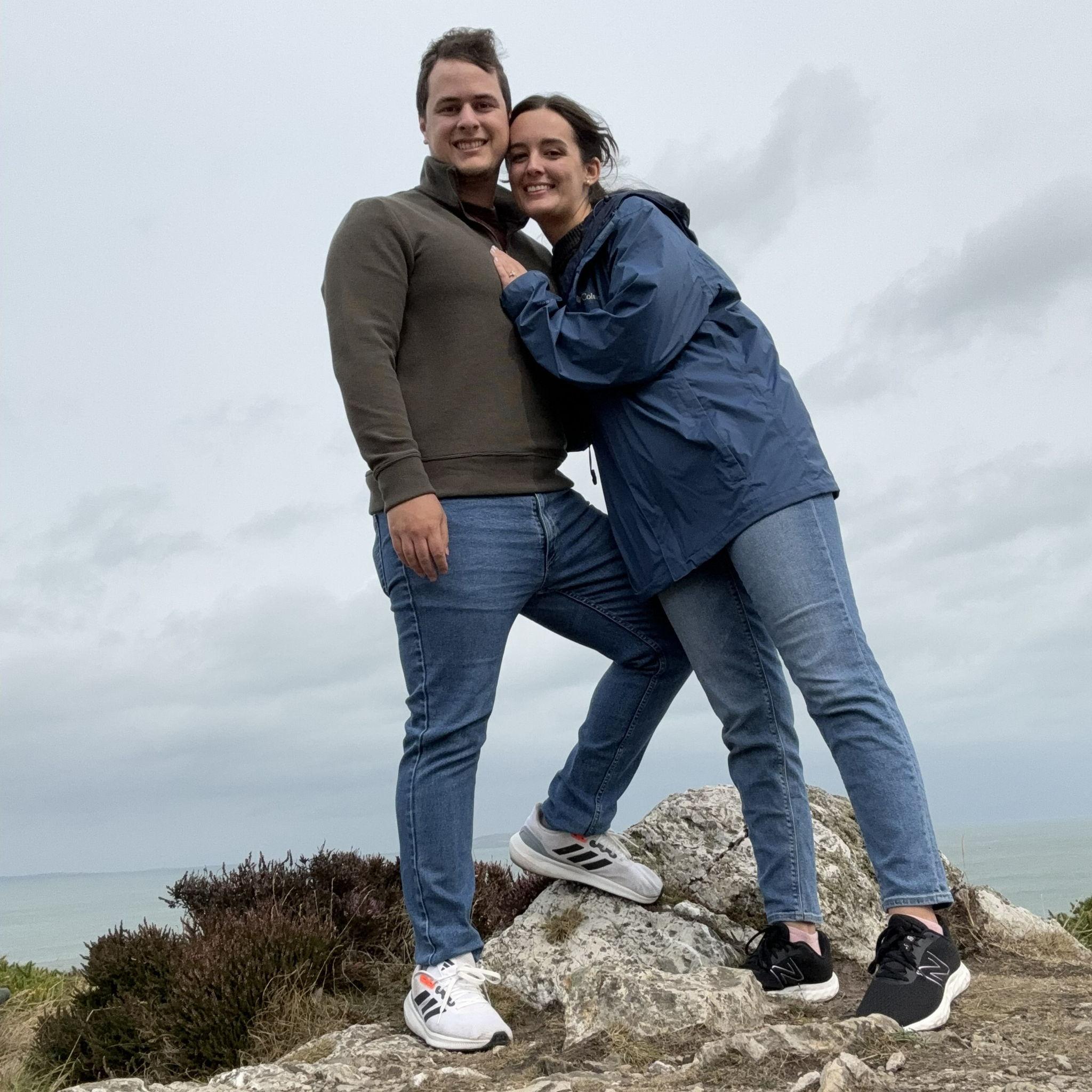 Right after Tim proposed!