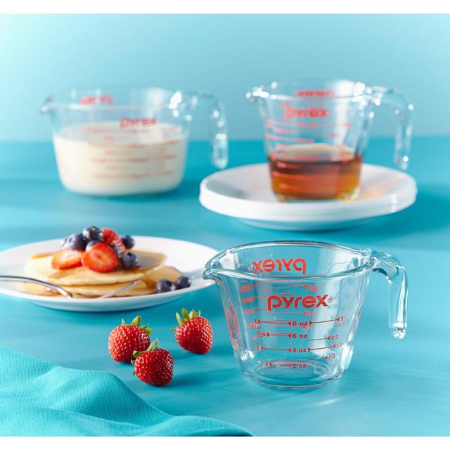 Pyrex Glass 3-Piece Measuring Cup Set
