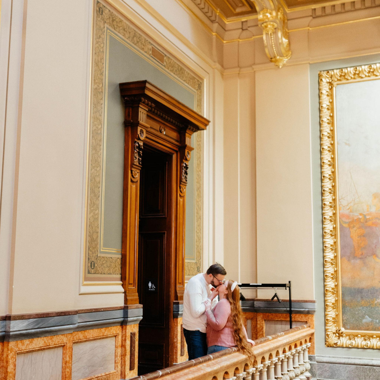 Our Engagement Photos at the Iowa State Capitol! -Courtesy of Peridot & Lace ❤️