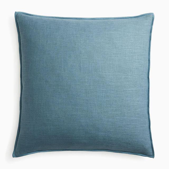 Classic Linen Pillow Cover, 24"x24", Ocean