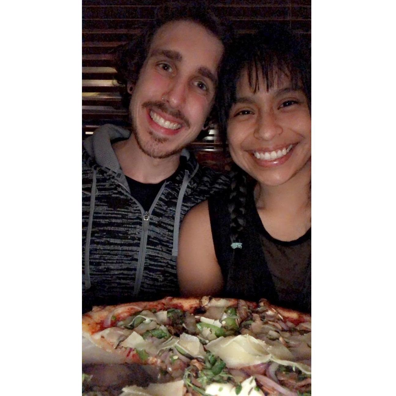 Bike & Pizza Date with a surprisingly SPICY jalapeno! Nov '20