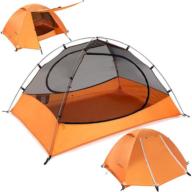 Clostnature Lightweight Backpacking Tent - 3 Season Ultralight Waterproof Camping Tent, Large Size Easy Setup Tent for Family, Outdoor, Hiking and Mountaineering