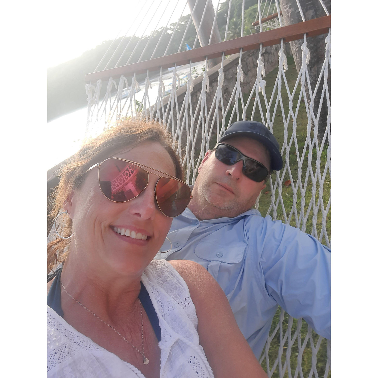 Jamaica 2023.  It had been kind of a crap summer up to that point, and we really needed time away.  This hammock became a favorite spot.