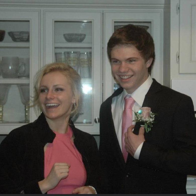 Getting ready for our first high school dance as a couple! Junior year ca. 2012/2013