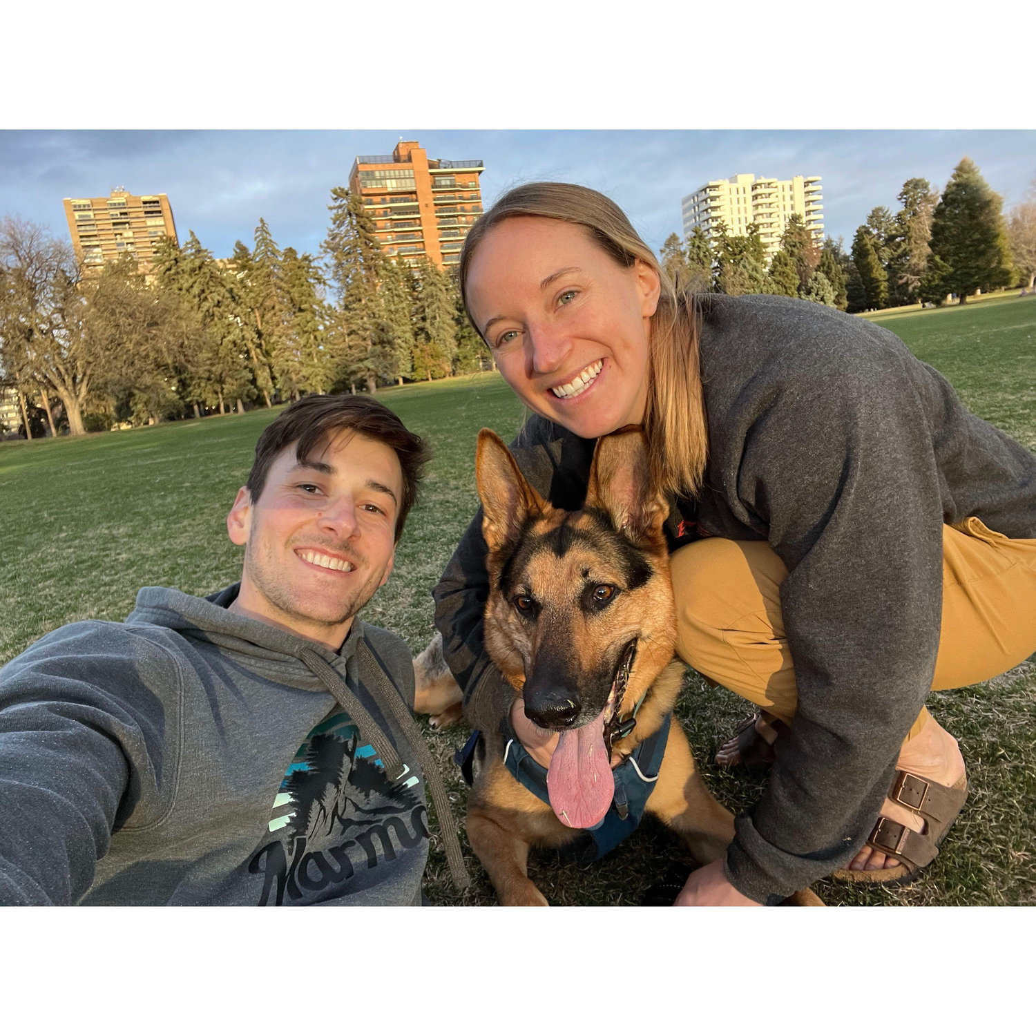 Hanging out with Banter in Cheesman Park, Denver - 2022