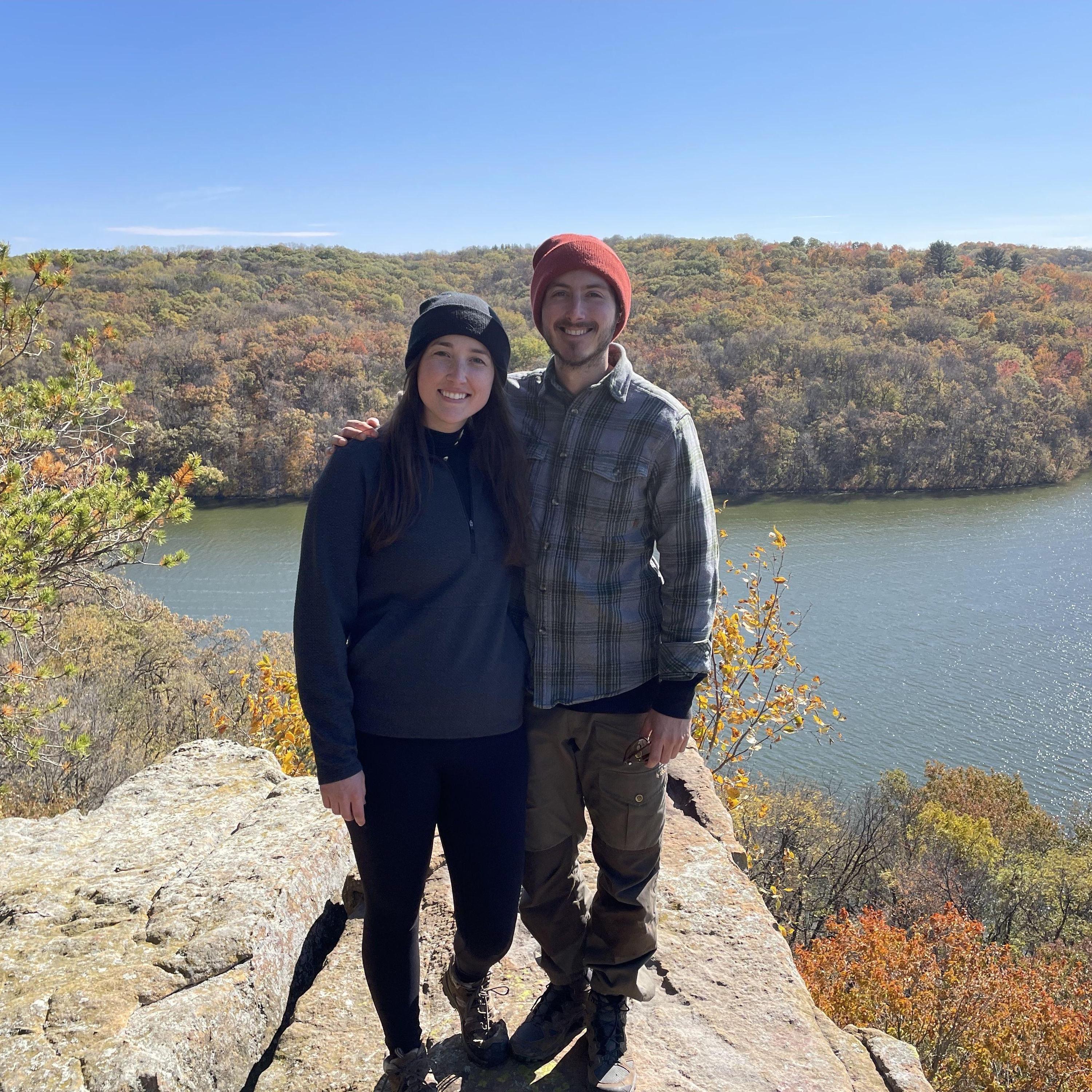 Hiking in Governor Dodge, WI