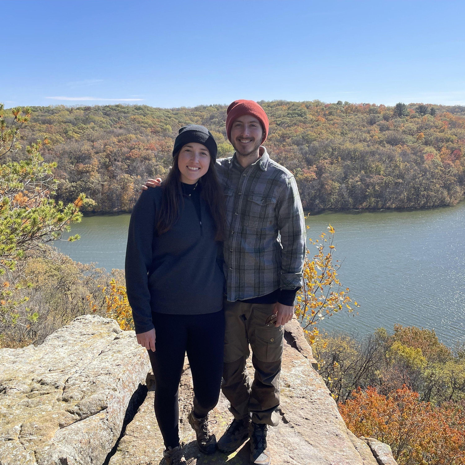 Hiking in Governor Dodge, WI