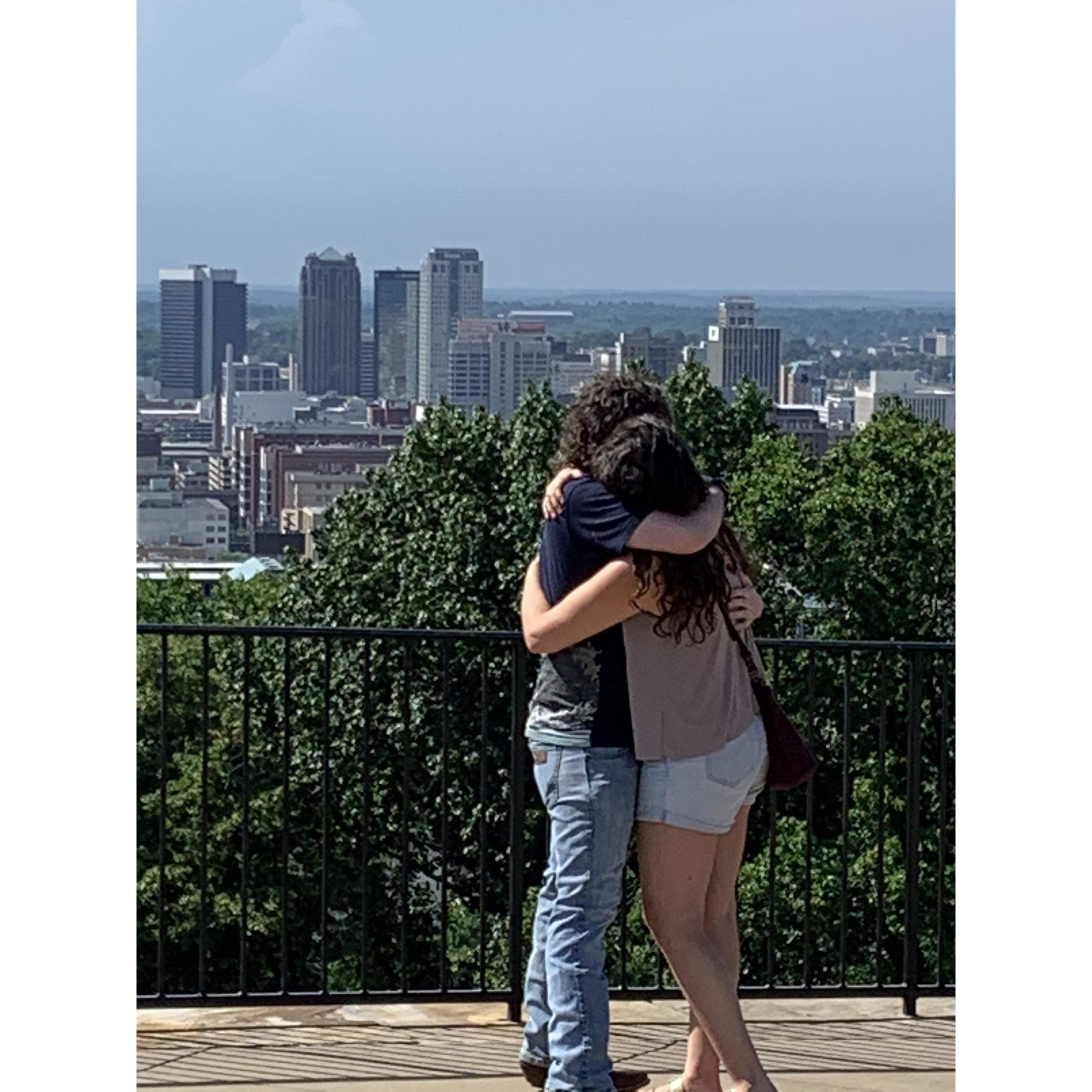 Right after Harrison proposed to Meg. Such a special moment.