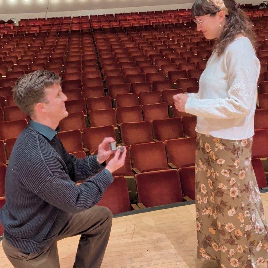 A day before our two-year anniversary, Johnpaul decided to make it permanent at the Atlanta Symphony Orchestra.