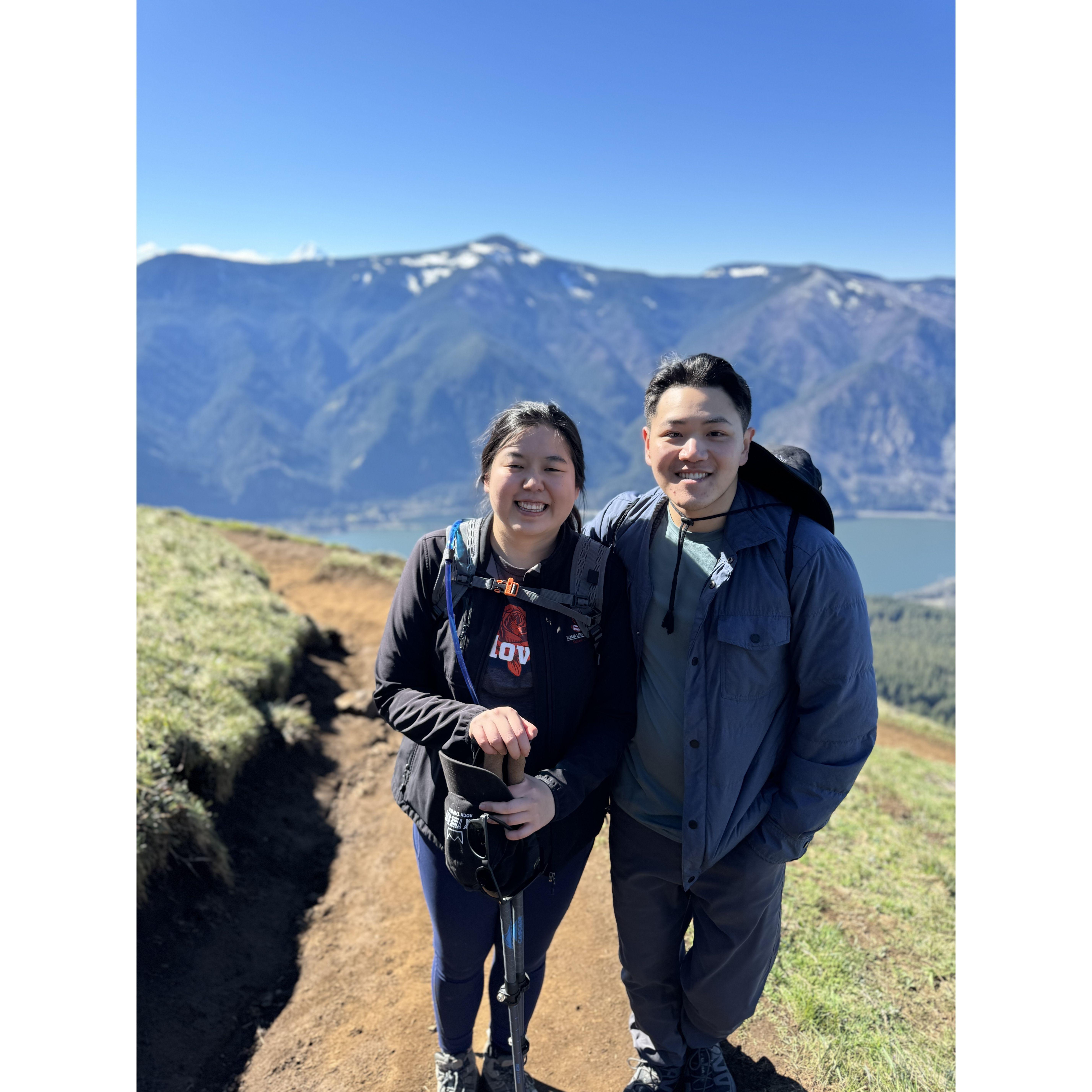 We went on more hikes ...