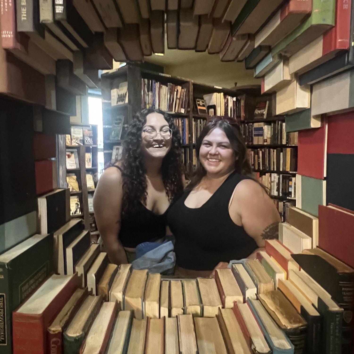 Emily & Destiny at The Last Bookstore in LA